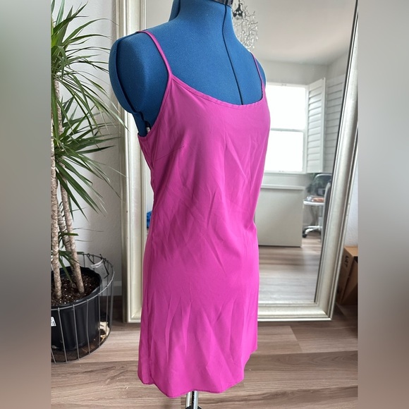 TORY BURCH Magenta Fuchsia Spaghetti Strap Cami Slip Dress Size 0 - Picture 3 of 12